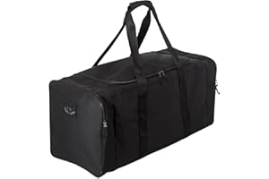 Jetstream Heavy Duty Multi Pocket Large Sports Gym Equipment 3-Pocket Travel Duffel Bag