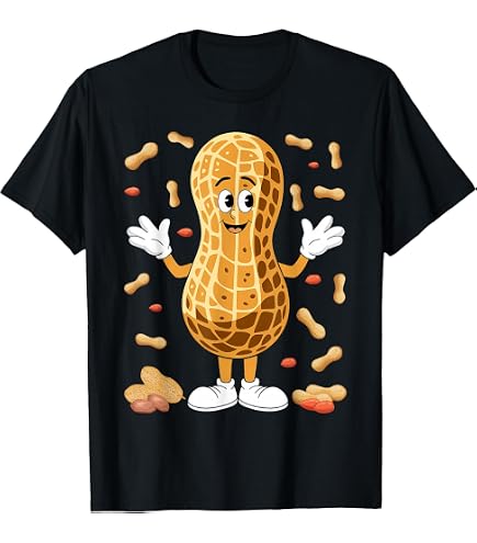 Amazon.com: Planters Mr. Peanut Men's Black Short Sleeve Tee