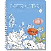Sarcastic Funny Coloring Books for Adults, Spiral Bound Stress Relief Gift | Stunning floral art paired with self-deprecating humor for daily relaxation
