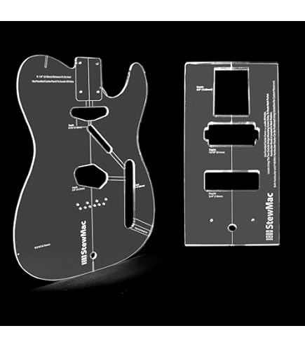 Amazon.com: StewMac Routing Template Compatible for Vintage Strat
