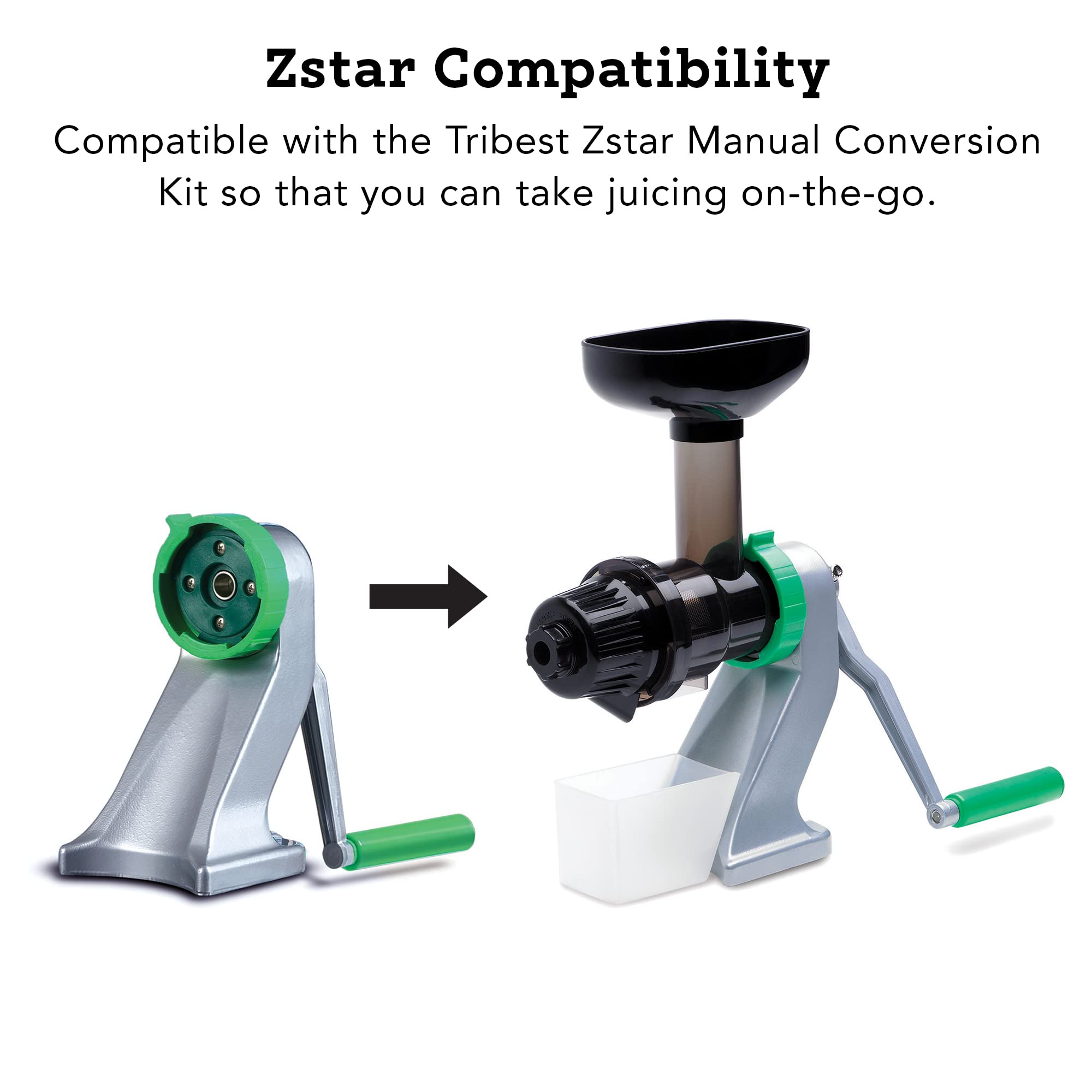 Tribest Solostar SS4250B Horizontal Horizontal Slow Masticating Juicer, Single Auger Cold