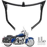 totiancong Crash Bar Engine Guard Highway Bar for Harley Davidson Touring Road King Street Glide Electra Glide CVO and Trike Models 1997-2008, Black