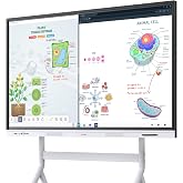 NEWORK Smart Board, 55" Interactive Whiteboard with Google EDLA Certified | Built-in Digital Whiteboard, Wireless Casting, Split-Screen for Classroom, Business and Education (With Wall Mount)
