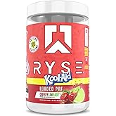 RYSE Loaded Pre Workout Powder - Kool-Aid Cherry Limeade - Daily Pre-Workout for Men & Women with 300mg Caffeine, Beta Alanine, and Citrulline for Pump, Focus, and Energy - 30 Servings