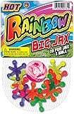 JA-RU Big Rainbow Jacks Game w/ Bouncy Ball