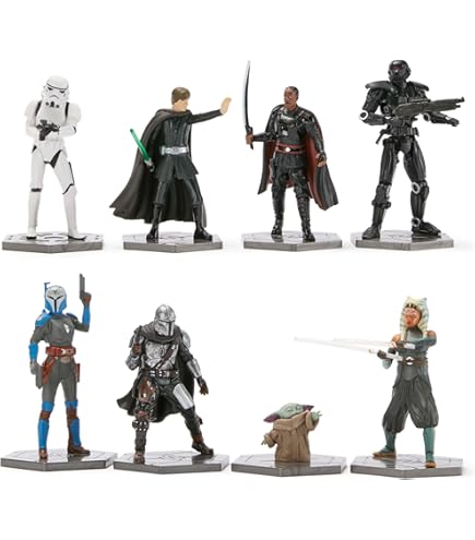 Amazon.com: Star Wars Darth Action Figure Set of 6 for 4+ Years