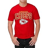 FOCO NFL Unisex-Adult NFL Team Logo Classic Arched Logo Shirt Short Sleeve T-Shirt