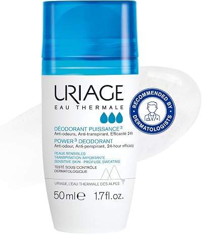 Uriage Power3 Antiperspirant Deodorant Roll-on 24H Alcohol-free