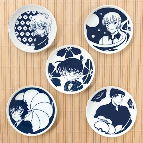 Amazon 名探偵コナン 那須ガーデンアウトレット 豆皿 5種セット 4869 Lounge 4869ラウンジ 安室透 江戸川コナン アイドル 芸能人グッズ 通販