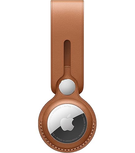 Amazon.com: Apple AirTag Leather Loop - (PRODUCT)RED : Electronics