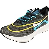 Nike Men's Zoom Fly 4 Low TOP shoe, Black/White/Yellow/Blue, 10