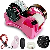 FINFINLIFE Heat Tape Dispenser Pink Multi-Roll Set, PreCut 1. 4'' Pieces for Heat Press or Mug Press Machine, 1+3'' Core, Sem