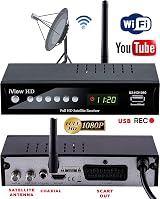 iView HD Full HD Satellite Receiver Wi-Fi USB Recorder YouTube IPTV Freesat Sky view 2
