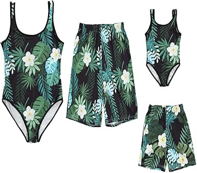 mother and son swimwear