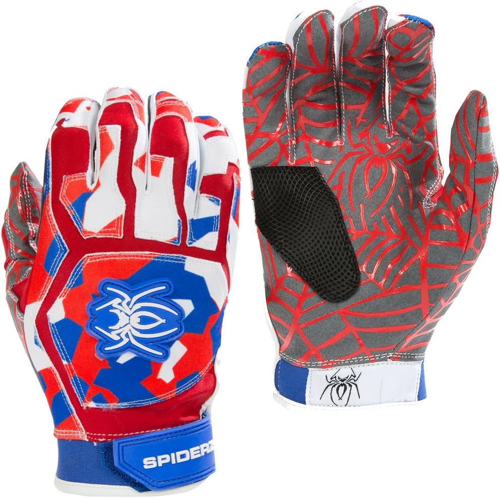 Spiderz  Baseball Batting Glove with Silicone Spider  Palm