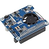 BFab Power Over Ethernet (C) for Raspberry Pi 4B/3B+, POE HAT Board with Cooling Fan,Support IEEE 802.3af/at-Compliant Networ