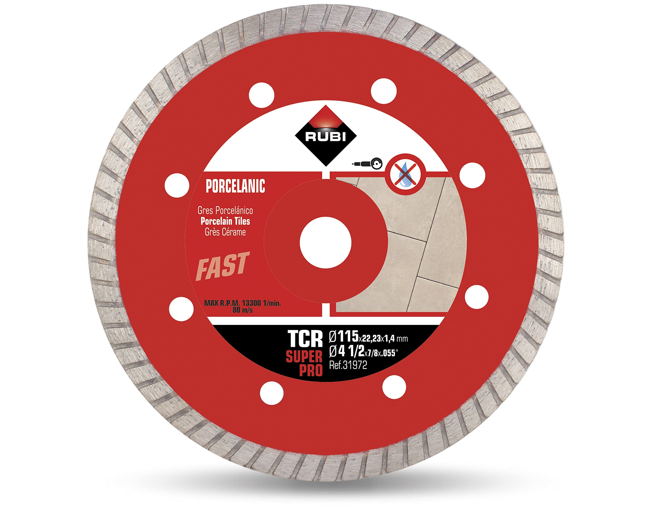 Rubi TCR115 SuperPro Diamond Blade 115mm