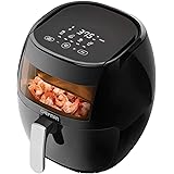 Chefman TurboFry Touch 8 Quart Air Fryer w/XL Viewing Window & Advanced Digital Display, Fry with Less Oil for Healthy Food, 