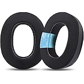 Joghaw Replacement Ear Pads for Headphones - Compatible for Sony MDR-1000x/WH-1000xm2 | Premium Ice Silk Cloth Cooling Gel Cushions with Soft Memory Foam for Comfort - Black