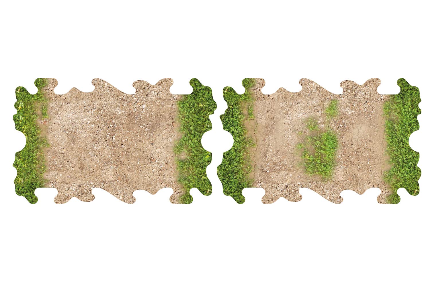 Toyswd CRAWLER PARK 4 X DIRT AND GRASS QUARTER STRAIGHTS FOR 1/24 RC CRAW