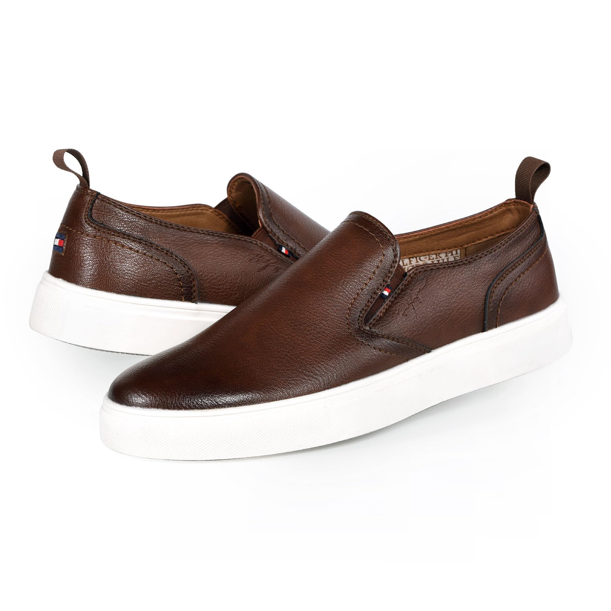 Tommy Hilfiger, Mens, Kozal, Brown Light Tumble, 11.5, D – Medium
