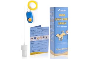 LARICEO Stay Away Dog Spray - Effective Pet Training Solution - 8 oz Deter Dogs from Peeing - Not Here Training Spray - Safe Dog Spray for Discouraging Unwanted Behavior.