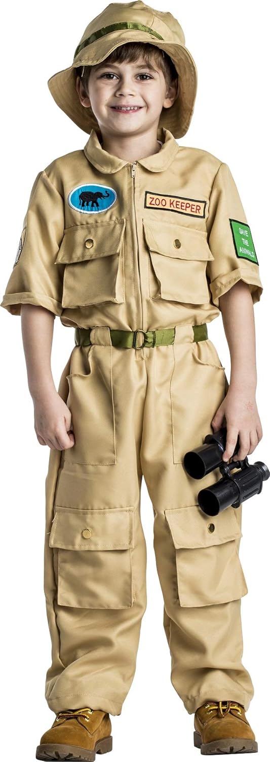 Kids zoo keeper costume