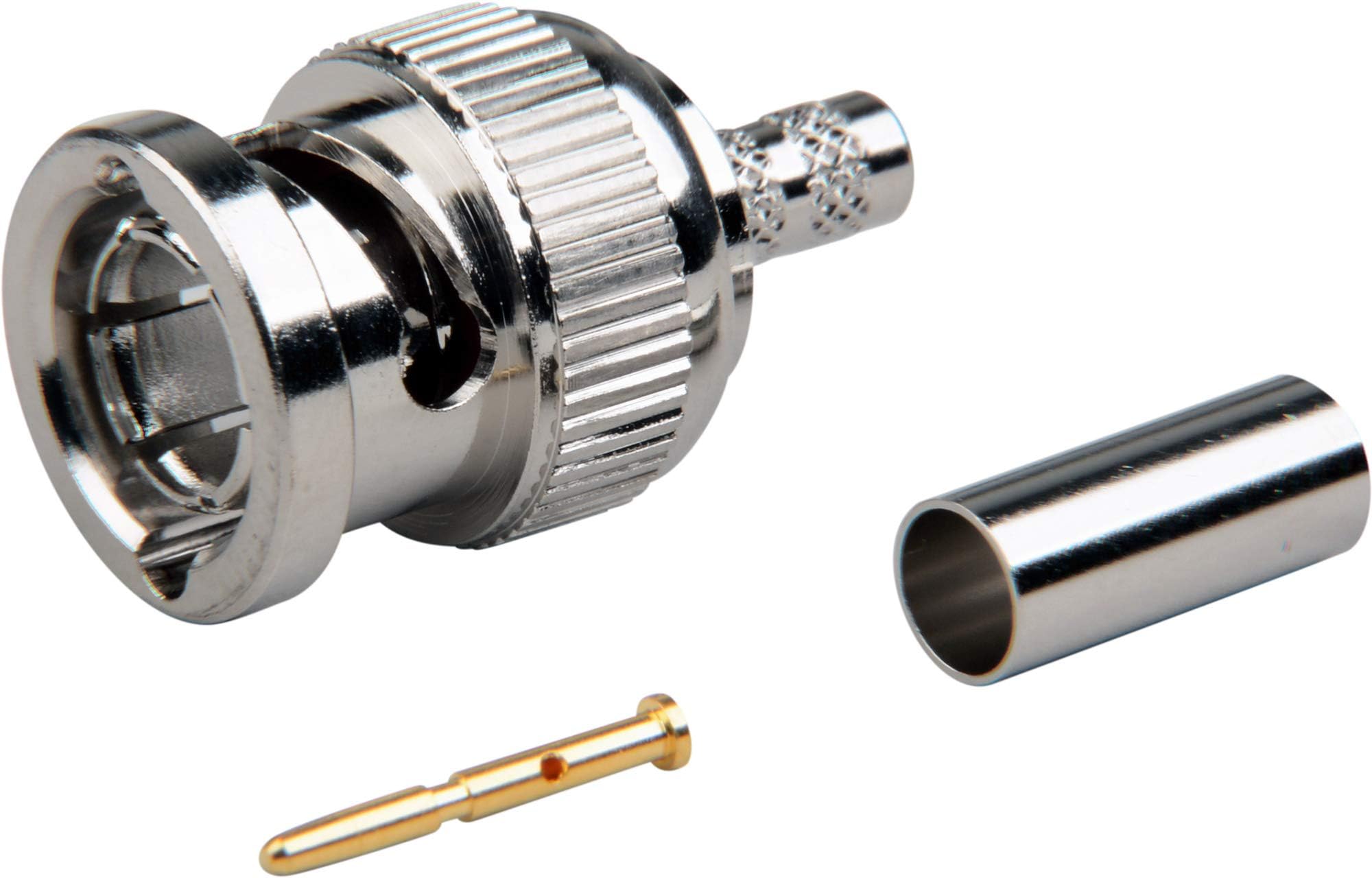 Amphenol 112955-11 75-Ohm 12G Bnc Male Crimp Connector for Belden 1855A/1865A Coax