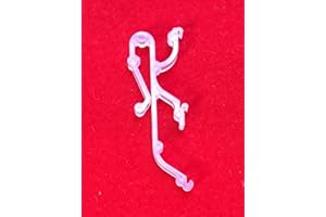 BLIND SHADE REPAIR Qty 8. Valance Clip for Mini Blinds, Aluminum Blinds, PVC Blinds (Curved Hook-5388)