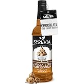 Syruvia Coffee Syrup, Chocolate Chip Cookie Dough Flavored Syrup for Drinks, Lattes, and Desserts &ndash; 25.4 fl oz