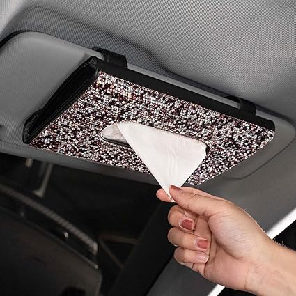 Amazon Co Jp Kswl 車用 ティッシュカバー 車載収納ボック レザー 収納ポケット 吊りティッシュボックス ティッシュ収納 カー用品 取り付け カード収納可 サンバイザー パソコン 周辺機器