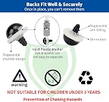 RuWfpz Safety Eyes for Crochet Toys Amigurumi - 244 Pcs, 6 Sizes view 3