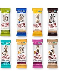 Perfect Bar Variety Pack, Whole Food, 12-15g Protein, Organic Superfoods, Gluten Free, Non-GMO, Peanut Butter & Almond Butter Based Flavors, 8 Bars