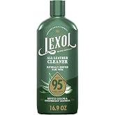 Lexol All Leather Cleaner, Naturally Derived Leather Care Cleaner with Aloe Vera, Great for Car Interiors, Boots, Furniture, Bags, Jackets and More, 16.9 fl oz