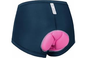 Women's 3D Padded Cycling Underwear Shorts - Bike Undershorts Bicycle MTB Underpants with Mesh, Breathable, Lightweight