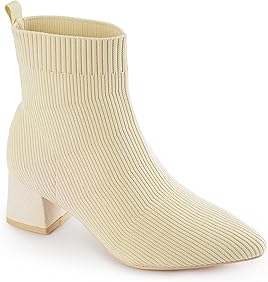 tan sock bootie