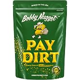 Bobby Nugget Gold Paydirt Prospecting Bag | Guaranteed Gold | Gold Rush Panning Concentrates + Lucky&rsquo;s Bonus Bag | 1/4 Gram of Gold
