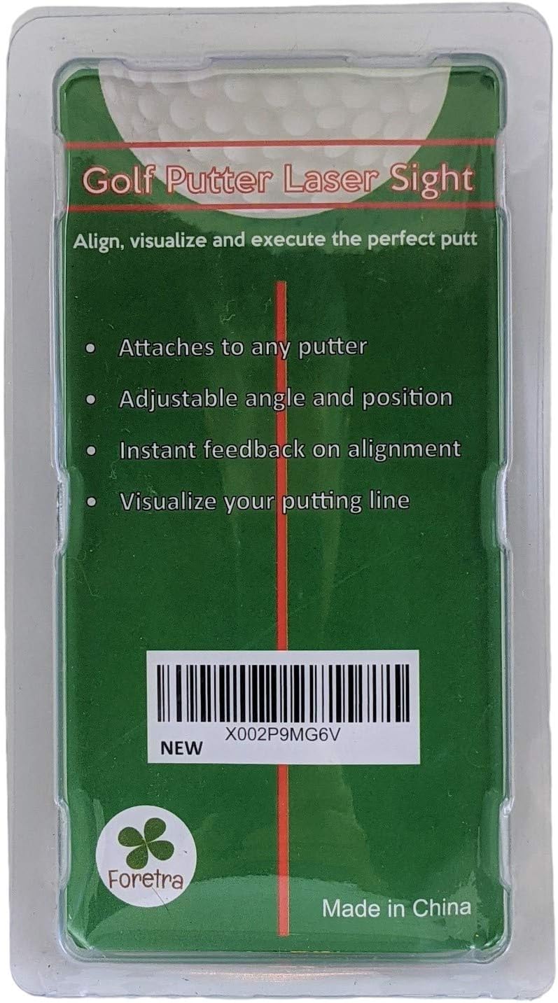 Foretra - Golf Putter Plane Laser Pointer Sight Golf Training Aid - Fix Your Putt in Seconds : Sports & Outdoors