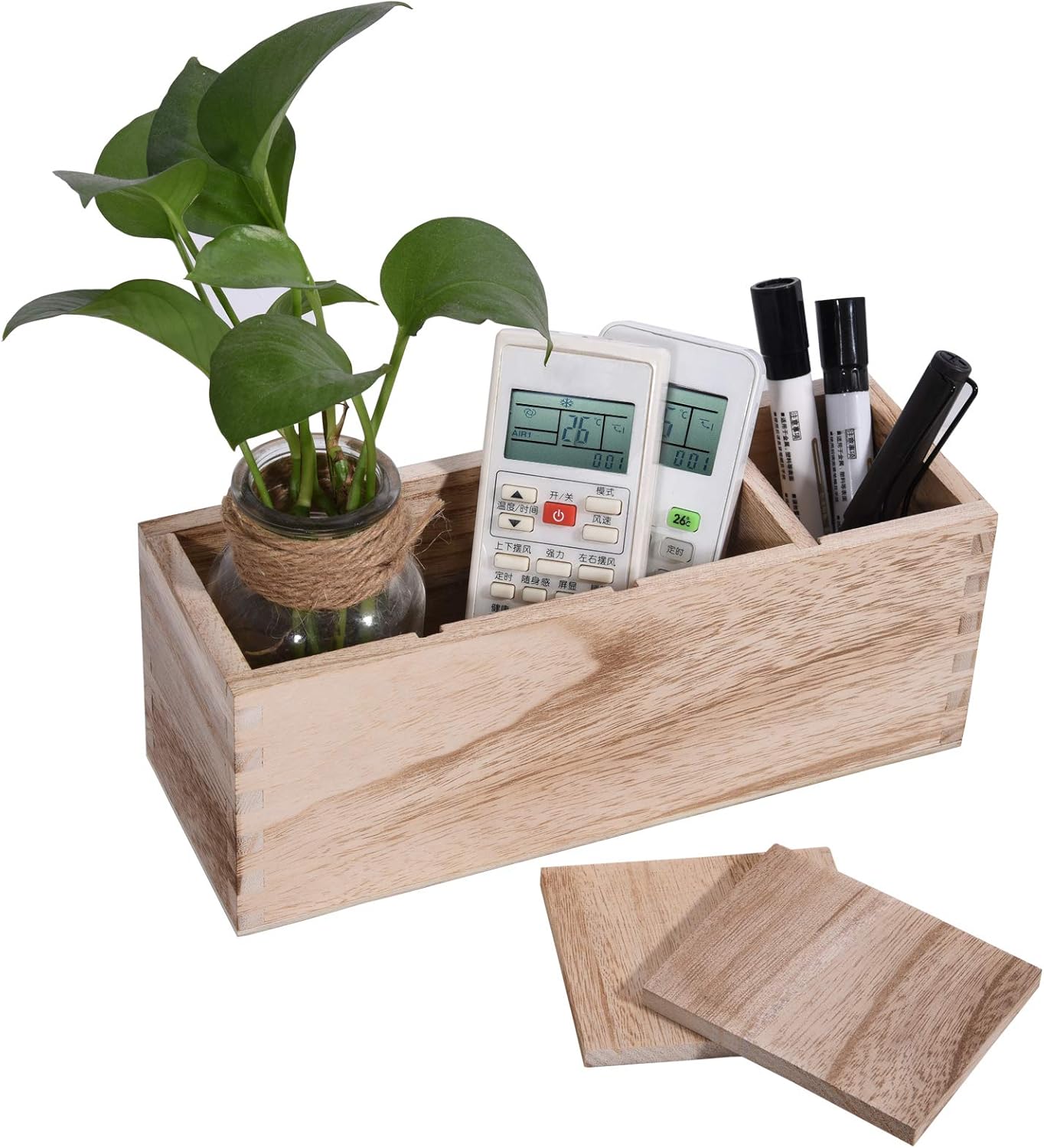 RETON 8er Set Fernbedienungshalter Aus Acryl - Wandhalterung Für TV-Fernbedienungen, Selbstklebend & Transparent