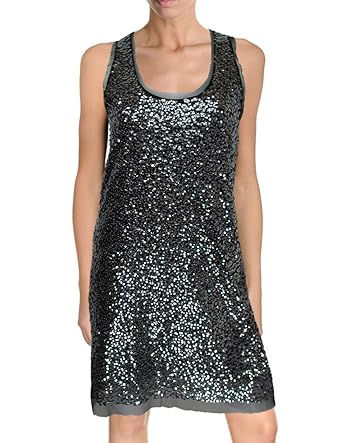 sequin tank dress