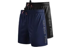 NELEUS Men's Lightweight Workout Athletic Shorts with Pockets