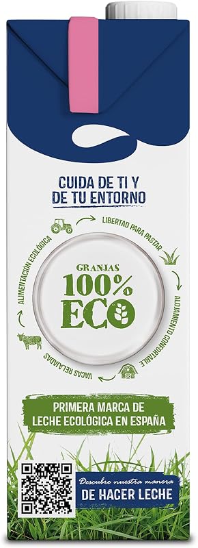 - Leite Biológico Desnatado, ECO, caixa 1L - Caixa 6 litros