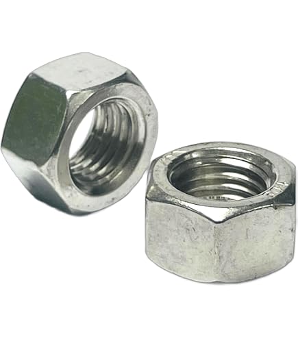 1) M16-1.5 Stainless FINE Thread Hex Jam / Thin Nut / Half Thick
