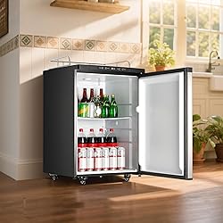 VEVOR Beer Kegerator, Dual Tap Home Draft Beer