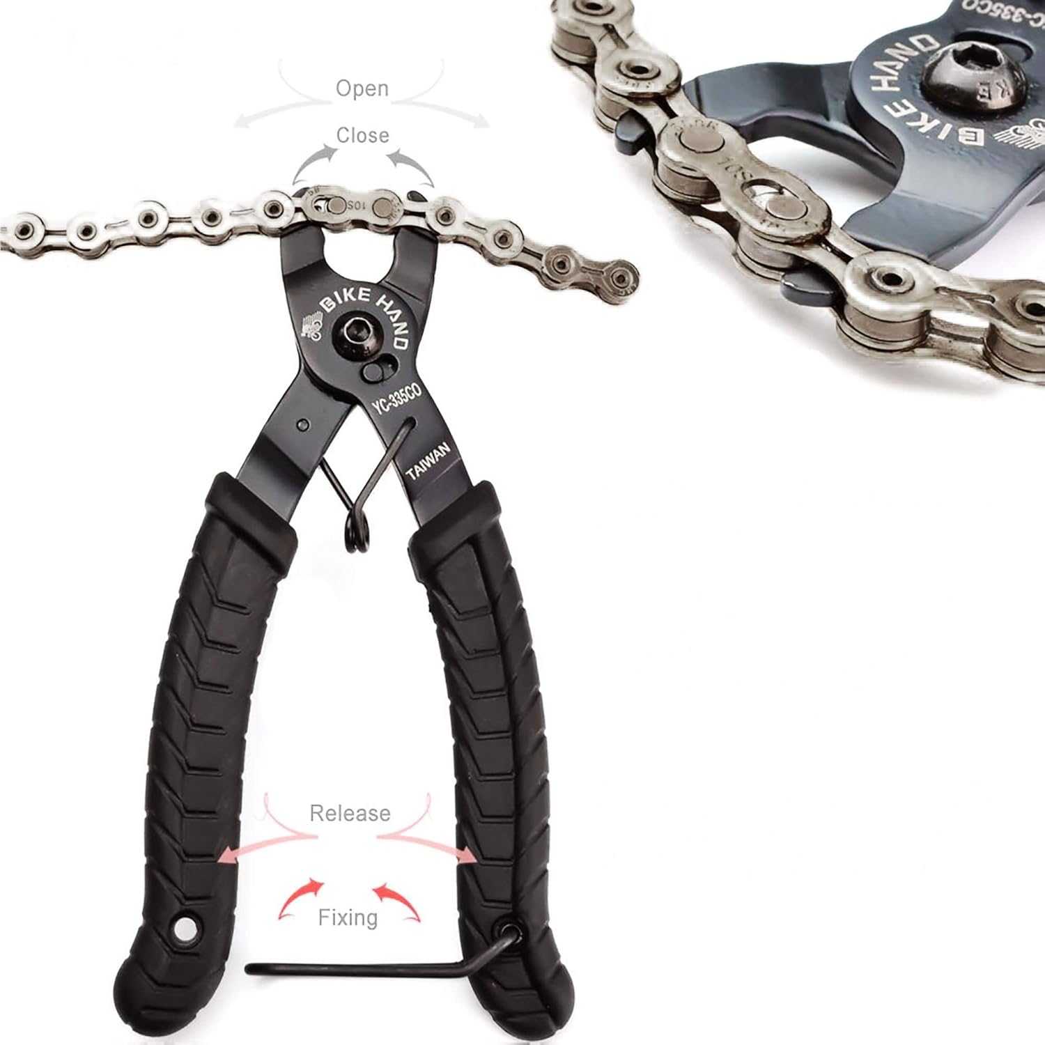 BIKEHAND Bike Bicycle Chain Master Link Pliers Tool - MTB Road Quick Link Remover Removal - Compatible with All Brands: Shimano Sram KMC Chain : Bike Tool Kits : Sports & Outdoors