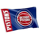Desert Cactus Detroit Pistons Flag NBA National Basketball Association 100% Polyester Indoor Outdoor 3x5 feet Team Flags (Team Name)