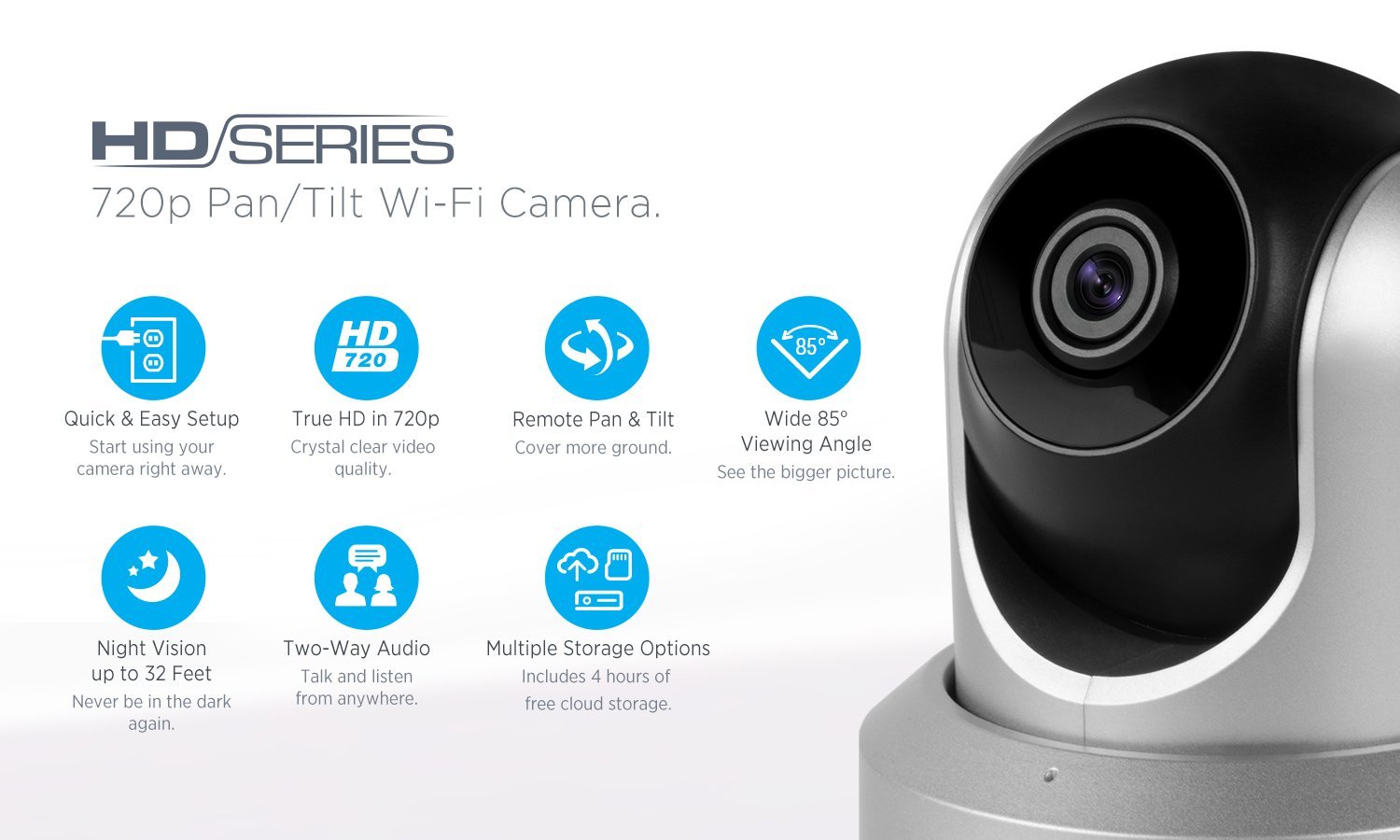 Amcrest HDSeries 720P WiFi Wireless IP Security