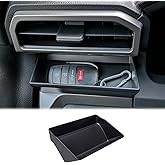 Air Vent Storage Tray For 2024-2026 Toyota Tacoma/2025-2026 Toyota 4Runner | Driver's Side Extra Storage Organizer Accessories for Key Coin Card (Upgrade, No need for tape)