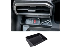JKCOVER Driver's Air Vent Storage Tray Compatible with 2024 2025 2026 Toyota Tacoma and 2025 2026 Toyota 4Runner Accessories Driver's Side Extra Storage Organizer for Key Coin Card (Upgrade, No need for tape)