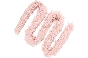 MehelloFeather Faux Feather Boa 2 Yard Featherless Fuzzy Boas for Wedding Party Festival DIY Craft Costume Decoration